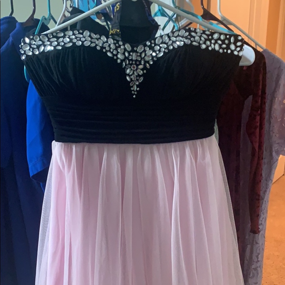 Black and pink homecoming dress, size 5